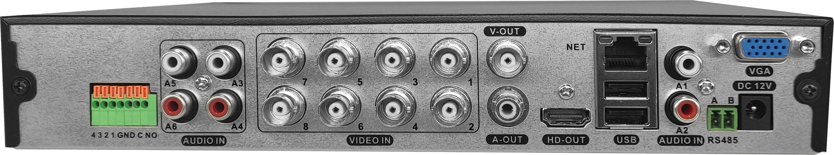 AltCam DVR853 XVR Видеорегистратор 8 канальный 8Mp_Lite 1080P 6 аудио (SATA*1 8ТБ) BitVision