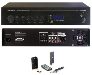 ТУ-250М Усилитель трансляционный 250Вт, 1 зона, MP3 (USB Bluetooth/FM)