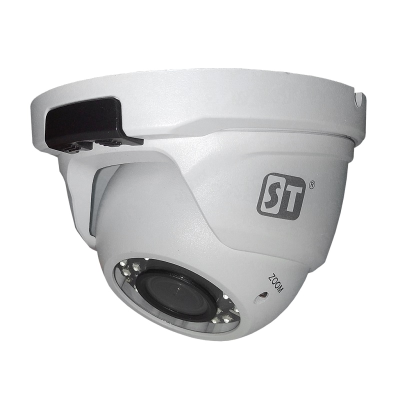 ST-S5503(2,8-12) Poe IP Купольная антивандальная видеокамера 5Мп Ик-30м (RCA)