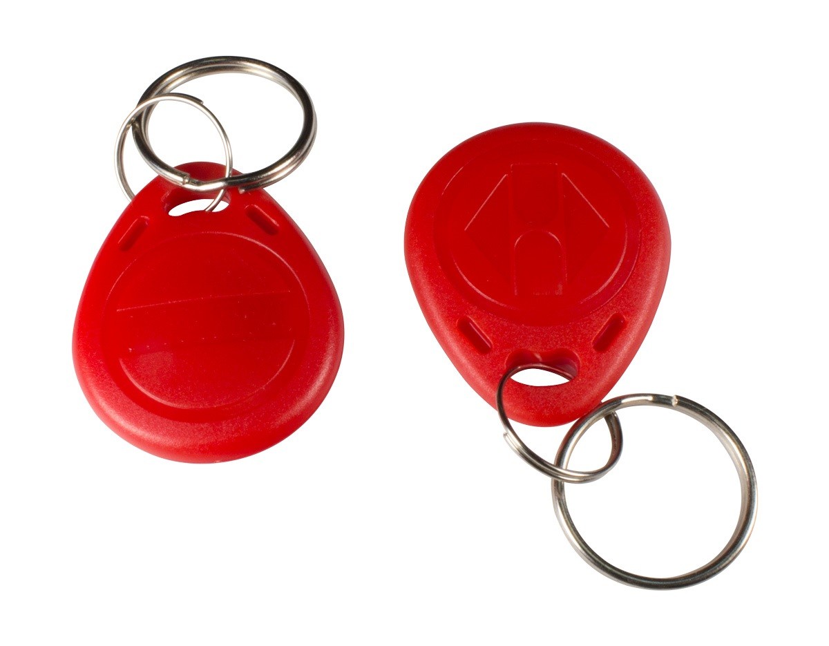 Em-key Брелок EM-MARINE 40*33*4мм (Красный) (Идентификационный номер нанесен на поверхность брелока)