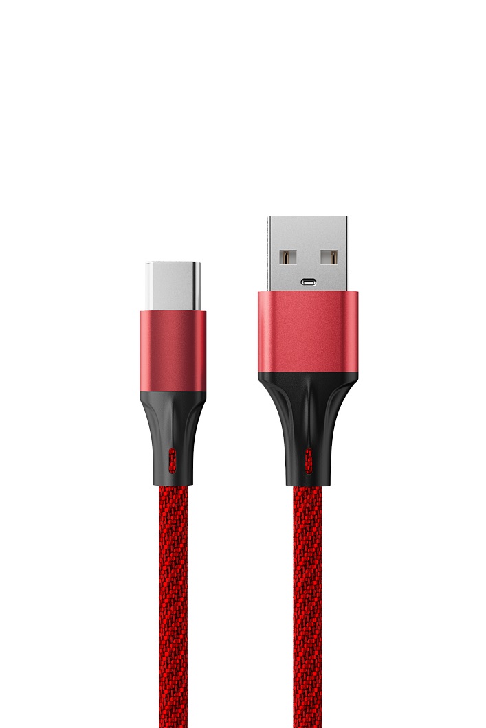 Кабель Accesstyle AC30-F200M Red (USB-Type C) (200см)