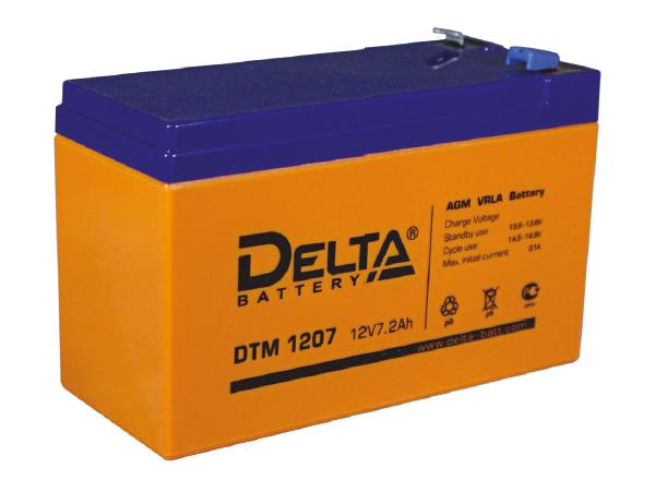 Аккумулятор DTM Delta 1207 12В 7Ач 151х65х100мм