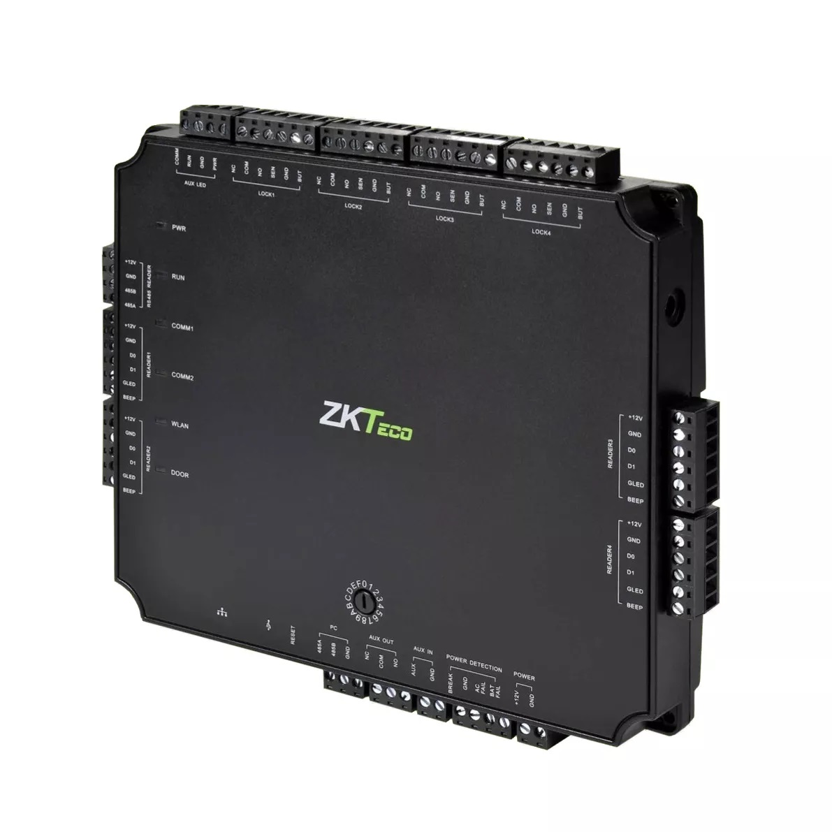 C5S140 (ZKTeco) Сетевой контроллер (Ethernet) на 8 считывателя (Wiegand) 4 реле, 100 000 ключей