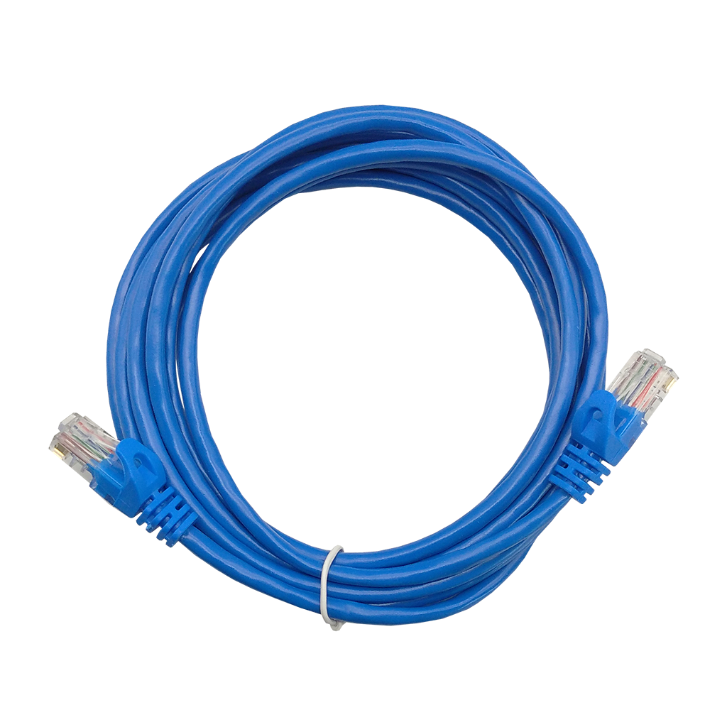 Патч-корд 3м UTP литой СИНИЙ cat 5e (Омеднённый)