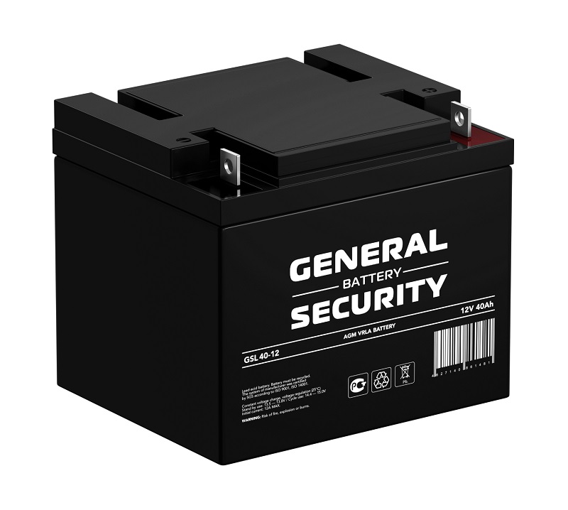 Аккумулятор 1240 GSL 12В 40Ач 198х166х170мм General Security