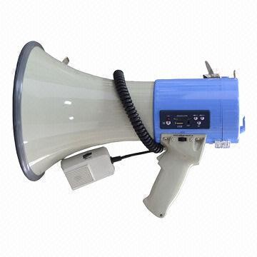Мегафон MP-30+Li Ручной с выносным микрофоном 25Вт (Сирена, свисток)(LR14*8шт+АКБ)