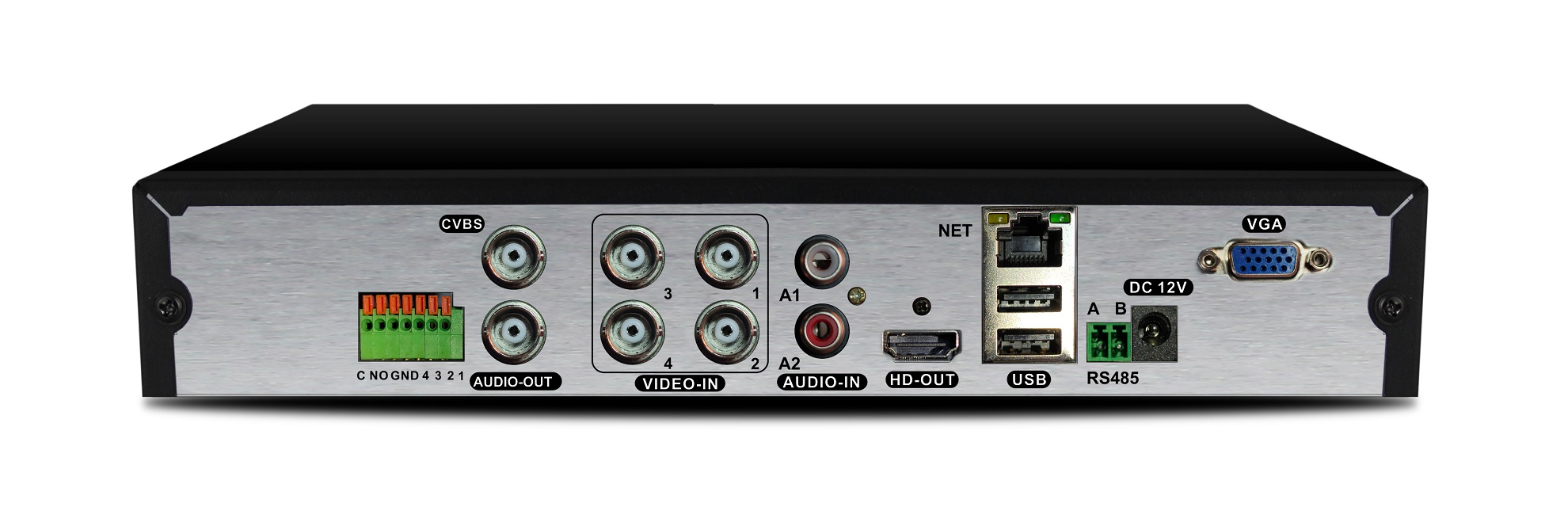 AltCam DVR423 XVR Видеорегистратор 4 канальный 8Mp_Lite 1080P 2 аудио (SATA*1 8ТБ) BitVision