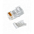 Коннектор RJ-45 8P-8C cat.6e Прозрачный