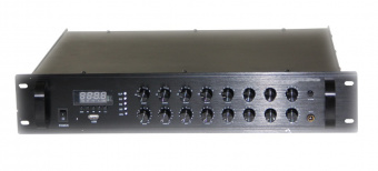 РА-1120 Усилитель трансляционный 120Вт, 3 зоны, MP3 (Alarm/USB Bluetooth/FM)