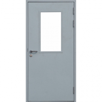 Дверь ДМО-1 (EI60) 2050х900 (с окном 300х300мм)