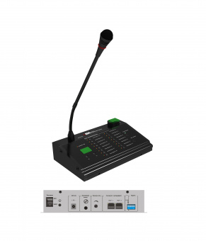 LPA-DUO-MIC Микрофонная консоль управления на 16 зон