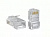 Коннектор RJ-45 8P-8C cat.5e Прозрачный